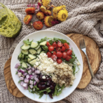 couscous and pesto bowl