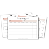 MONTHLY WORKOUT PLANNER
